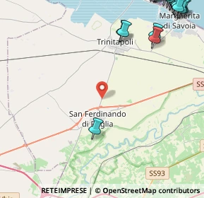 Mappa SP15, 76017 San Ferdinando di Puglia BT, Italia (7.937)