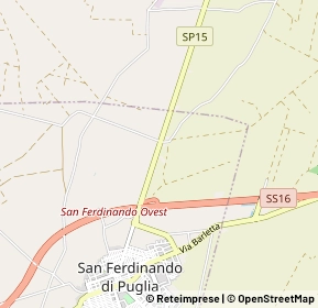 Mappa Strada Provinciale 63, 76017 San Ferdinando di Puglia BT, Italia (0.92308)