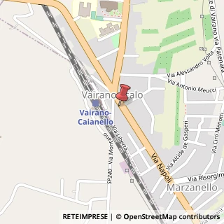 Mappa Via Napoli, 16, 81059 Vairano Patenora, Caserta (Campania)