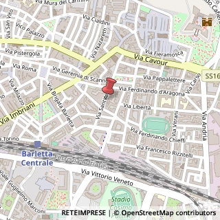 Mappa Via Sant'Antonio da Padova, 37, 76121 Barletta, Barletta-Andria-Trani (Puglia)