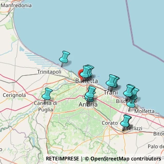 Mappa Via Achille Bruni, 76121 Barletta BT, Italia (16.03)