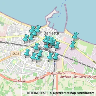 Mappa Via Castagnevizza, 76121 Barletta BT, Italia (0.7135)
