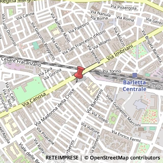Mappa Via Madonna della Croce, 30, 76121 Barletta, Barletta-Andria-Trani (Puglia)