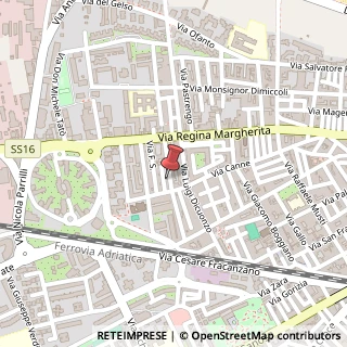 Mappa Via Antonio Francavilla, 67, 70051 Barletta, Barletta-Andria-Trani (Puglia)