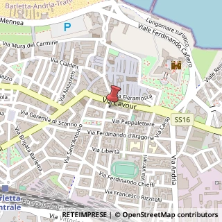 Mappa Via Madonna degli Angeli, 35, 76121 Barletta, Barletta-Andria-Trani (Puglia)