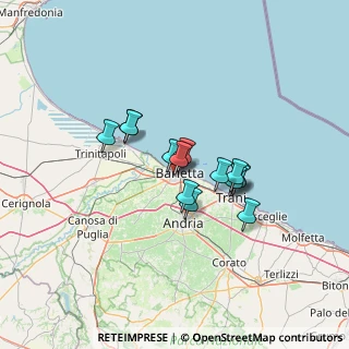 Mappa Via Pozzo Santo Agostino, 76121 Barletta BT, Italia (10.09143)