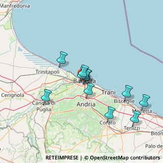 Mappa Via G. Affaitati, 76121 Barletta BT, Italia (13.61545)