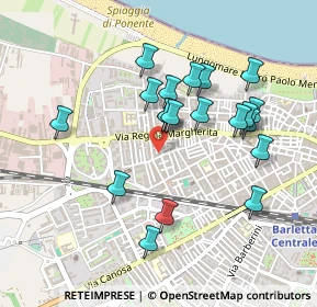 Mappa Via Pietro Nenni, 76121 Barletta BT, Italia (0.465)