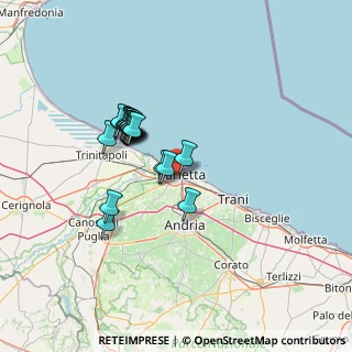 Mappa Via Antonia Nanula, 76121 Barletta BT, Italia (12.024)