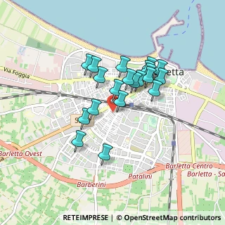 Mappa Via Don Giovanni Minzoni, 76121 Barletta BT, Italia (0.747)
