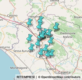 Mappa Via Giovanni XXIII, 81058 Vairano Patenora CE, Italia (8.7085)