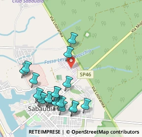 Mappa Via Enzo Ferrari, 04016 Sabaudia LT, Italia (1.231)