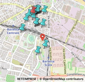 Mappa Via Cesare Beccaria, 76121 Barletta BT, Italia (0.5545)