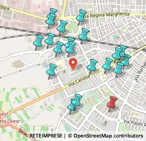 Mappa Via Antonio Fugazzola, 76121 Barletta BT, Italia (0.523)