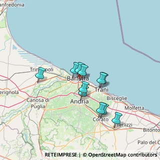 Mappa Via dell'Industria, 76121 Barletta BT, Italia (11.68818)