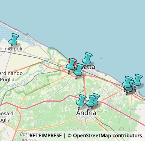 Mappa Via Tommaso Traetta, 76121 Barletta BT, Italia (9.59091)