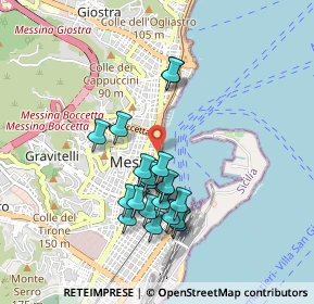 Mappa Via Armeria, 98122 Messina ME, Italia (0.9045)