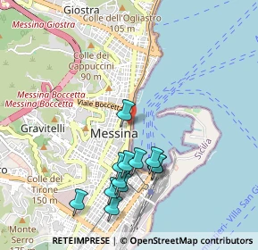 Mappa Via Armeria, 98122 Messina ME, Italia (1.10083)