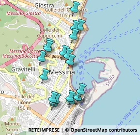 Mappa Via Armeria, 98122 Messina ME, Italia (0.98211)