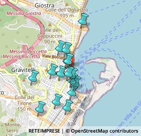 Mappa Via Armeria, 98122 Messina ME, Italia (0.8075)