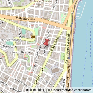 Mappa Via Oratorio della Pace, 21, 98122 Messina, Messina (Sicilia)