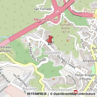 Mappa Via Sante Vincenzi, 3, 98122 Messina, Messina (Sicilia)