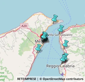 Mappa Via Cavalieri della Stella, 98122 Messina ME, Italia (5.25)