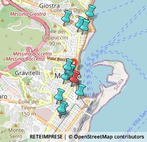 Mappa Via Cavalieri della Stella, 98122 Messina ME, Italia (0.92077)
