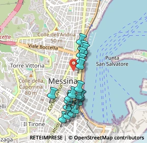 Mappa Via Cavalieri della Stella, 98122 Messina ME, Italia (0.4655)