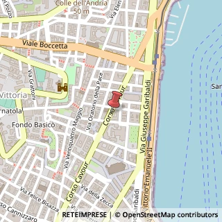 Mappa Corso Cavour, 154, 98122 Messina, Messina (Sicilia)