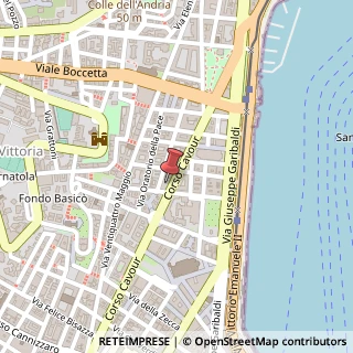 Mappa Corso Cavour, 121, 98122 Messina, Messina (Sicilia)