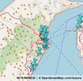 Mappa Via Gonfalone, 98122 Messina ME, Italia (3.335)