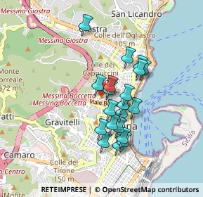 Mappa Via Gonfalone, 98122 Messina ME, Italia (0.7845)