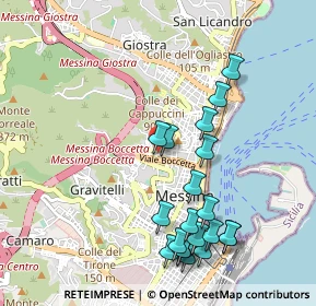 Mappa Via Gonfalone, 98122 Messina ME, Italia (1.2045)