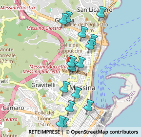 Mappa Via Gonfalone, 98122 Messina ME, Italia (1.072)