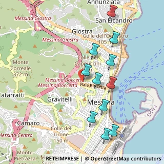 Mappa Viale Giostra, 98122 Messina ME, Italia (1.13727)
