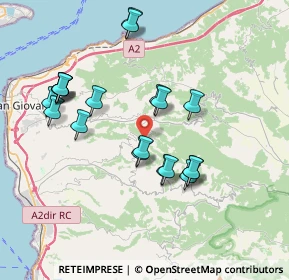 Mappa Via Sella, 89050 Calanna RC, Italia (4.0685)