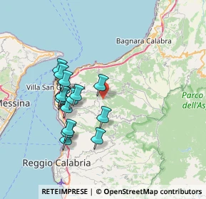 Mappa Via Sella, 89050 Calanna RC, Italia (7.33)