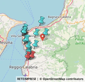 Mappa Via Sella, 89050 Calanna RC, Italia (7.692)