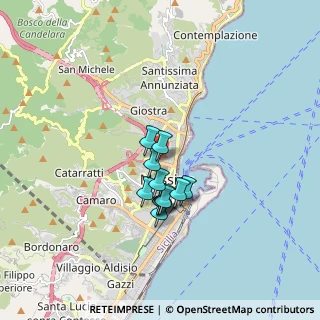 Mappa Via Curtatone e Montanara, 98122 Messina ME, Italia (1.33083)