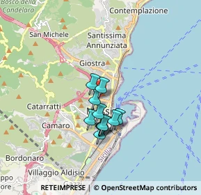 Mappa Via San Crispino e Crispiniano, 98122 Messina ME, Italia (1.33083)