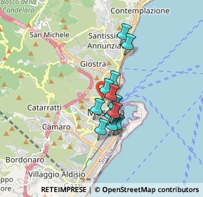 Mappa Via San Crispino e Crispiniano, 98122 Messina ME, Italia (1.22692)