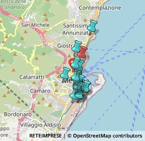 Mappa Via San Crispino e Crispiniano, 98122 Messina ME, Italia (1.28438)