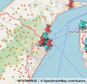 Mappa Via San Crispino e Crispiniano, 98122 Messina ME, Italia (3.81231)