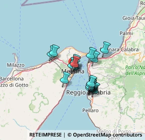 Mappa Via San Crispino e Crispiniano, 98122 Messina ME, Italia (9.76105)