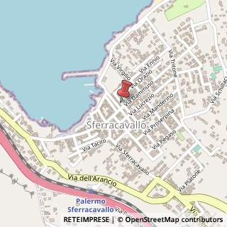 Mappa Via dei Barcaiuoli, 35, 90147 Palermo, Palermo (Sicilia)