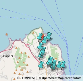 Mappa Viale Galatea, 90151 Palermo PA, Italia (4.40824)