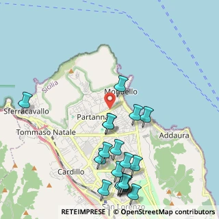Mappa Viale Galatea, 90151 Palermo PA, Italia (2.82947)