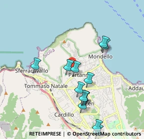 Mappa Via Toone, 90151 Palermo PA, Italia (2.21)