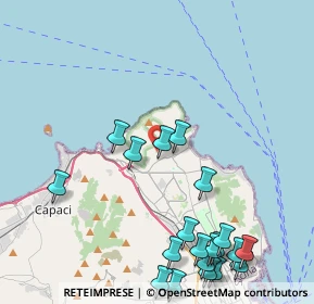 Mappa Via Toone, 90151 Palermo PA, Italia (5.9955)